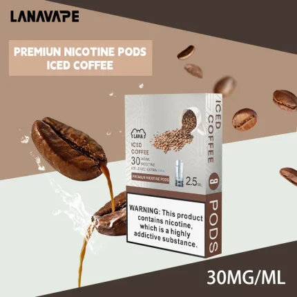 ☕咖啡｜拉納煙彈 Lana電子煙透明發光彈 換彈式 一盒三入 #台灣好貨#