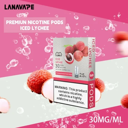 荔枝｜Lanavape Pod 拉納煙彈系列 透明發光彈 2.5ml×3枚入 #驚喜特價#