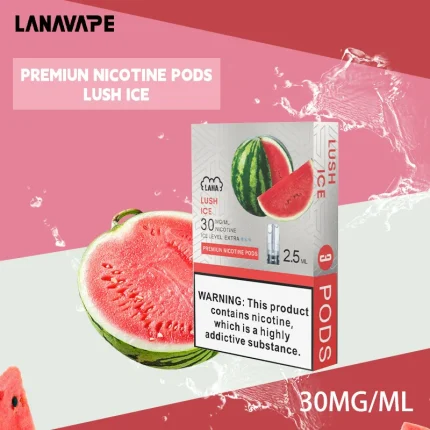 🍉西瓜｜Lana菸彈 換彈式設計 透明霧化煙彈 2.5ml×3枚入 #限時優惠#