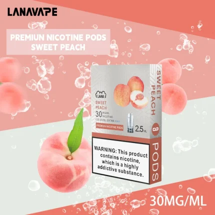 🍑水蜜桃｜Lana煙彈現貨 適配各式一代主機 2.5ml×3枚入 #下殺優惠#