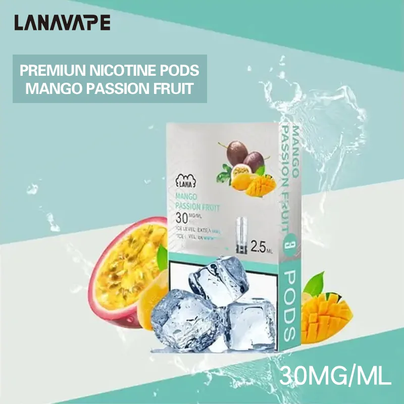 🥭芒果百香果|Lana一代電子煙菸彈 透明發光彈 2.5ml×3枚 #現貨熱賣#