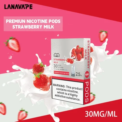🍓草莓奶昔｜Lana菸彈一代 2.5ml*3顆裝 含3％尼古丁 #限時優惠#
