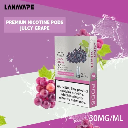 🍇葡萄｜Lanavape煙彈 透明發光霧化彈 替換型 2.5ml×3枚 #人氣爆款#