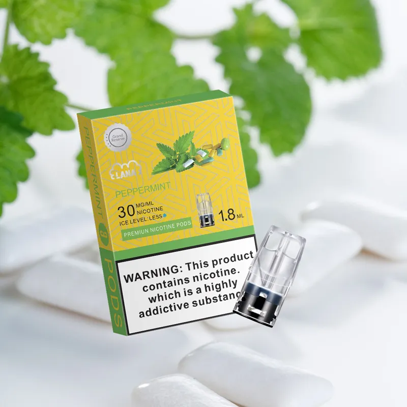 🍃薄荷口香糖|金裝版Lana煙彈 換彈式霧化彈 2.5ml×3枚入 #超值下殺#