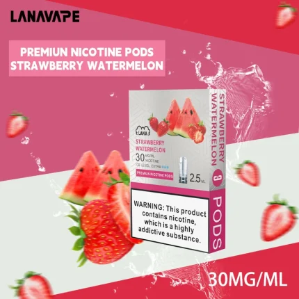 🍓草莓西瓜｜Lana菸彈 透明發光彈 換彈設計 適配各式一代煙桿 #現貨熱賣#