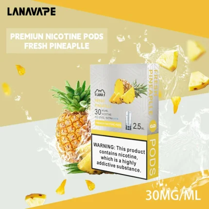 🍍菠蘿｜Lana煙彈現貨 透明發光霧化彈 換彈設計 2.5ml×3 #網友激推#