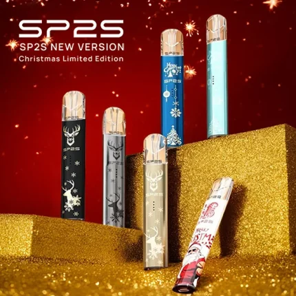 11種顔色｜SP2S聖誕限定主機 一代鈦色金屬煙桿 鹿頭、雪花、聖誕老人元素