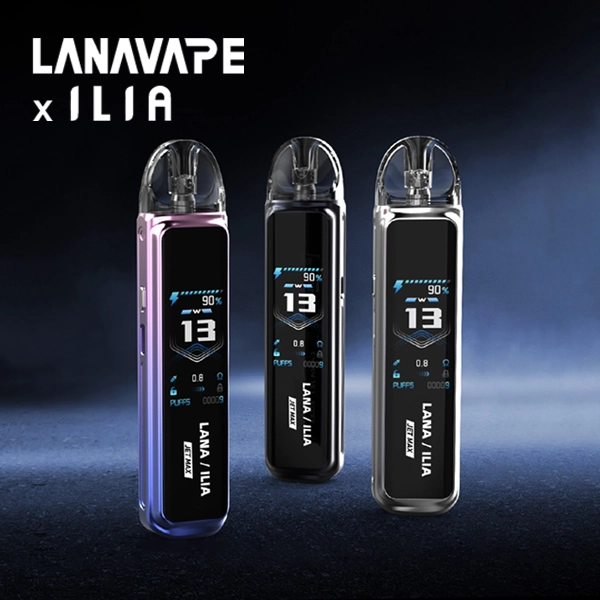 6種顏色|LANA JET MAX注油式主機套裝 1200mAh電池 TFT智能螢幕